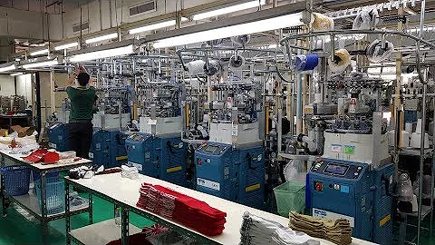 Lonati's latest innovation - socks knitting machines with a new true linking system  at OSC Thailand
