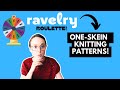 3 random oneskein knitting patterns ravelryroulette