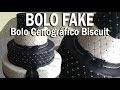 Como Fazer Bolo Fake Bolo Cenográfico de Biscuit Montar Bolo Falso Casamento Festas Eventos