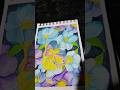 easy watercolor painting #watercolorpainting #watercolor #flowers #flowerpainting #doms #music