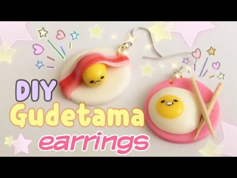 camera iphone 8 plus apk Accesorios Kawaii / Gudetama / Aretes De Porcelana fría /Manualidades con porcelana fría