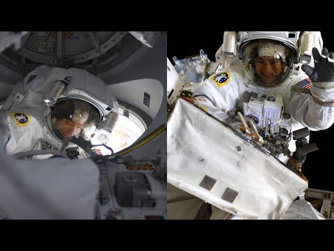 NASA Astronauts Spacewalk Outside the International Space Station on Jan. 15, 2020