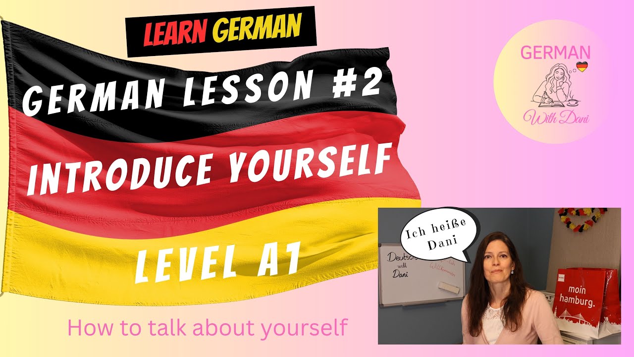Немецкий язык для начинающих (A1) | Урок №2 - Ваш урок немецкого языка: научитесь представлять себя