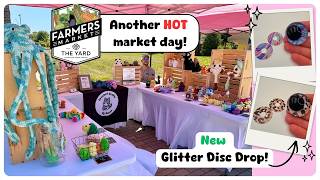 Selling Plushies in Crazy Heat!🔥 Market Results + Safety Eye Disc Drop!🤩 Johnston Market Day 6