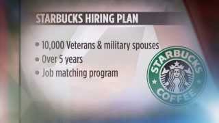 Starbucks to Hire Veterans, Spouses