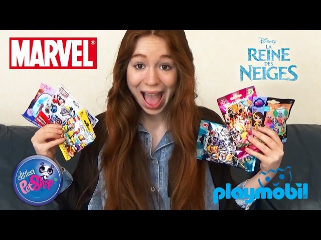 Vidéo Surprise #2] Ouverture de Playmobil, PetShop, LEGO Simpsons, Marvel &  Frozen ! 
