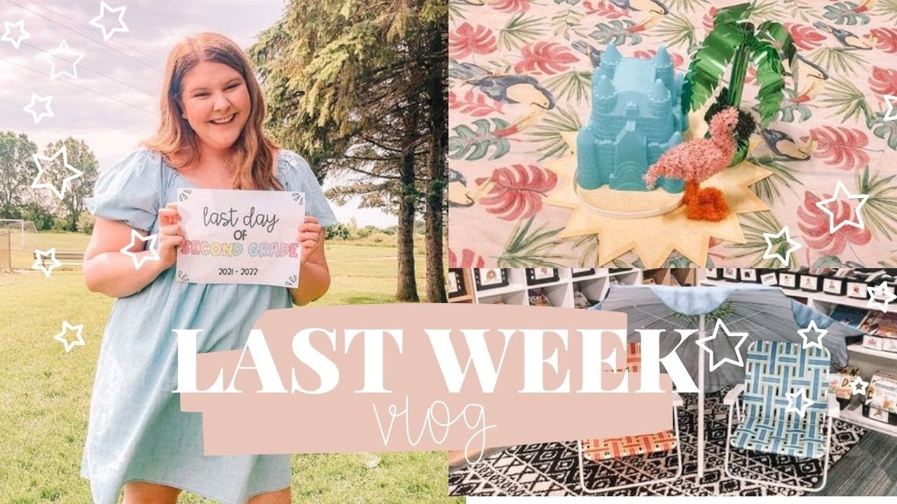 LAST WEEK OF SCHOOL VLOG - Beach Day Classroom Transformation | Made ...