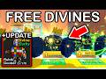NEW UPDATE ADMIN ABUSE + GIFTING FREE DIVINE BRAINROTS in Roblox Escape Tsunami For Brainrots