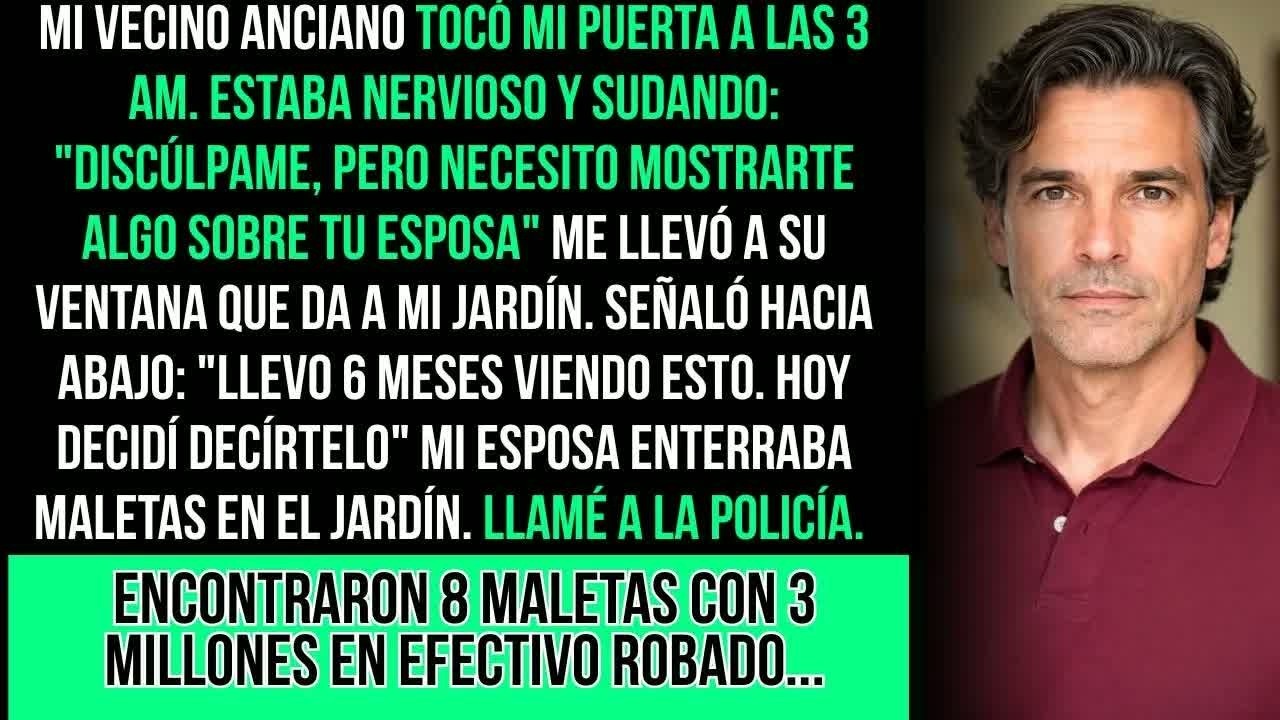 El Vecino Tocó Mi Puerta A Las 3 AM： ＂Perdón, Pero Tu Esposa   ＂ Abrí La Ventana Y Quedé Helado