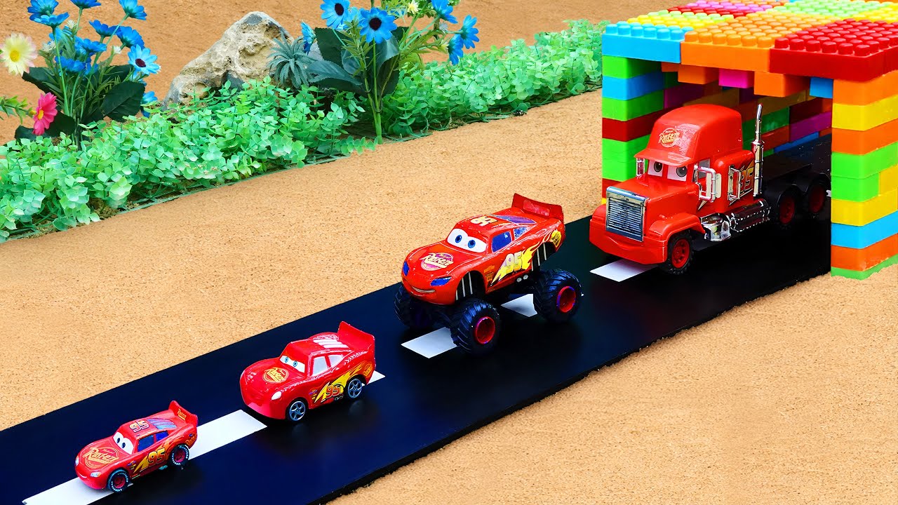 Diy tractor mini Bulldozer to making concrete road | Construction Vehicles, Road Roller#13