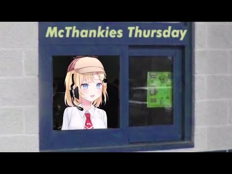 Amelia in a Drive Thru