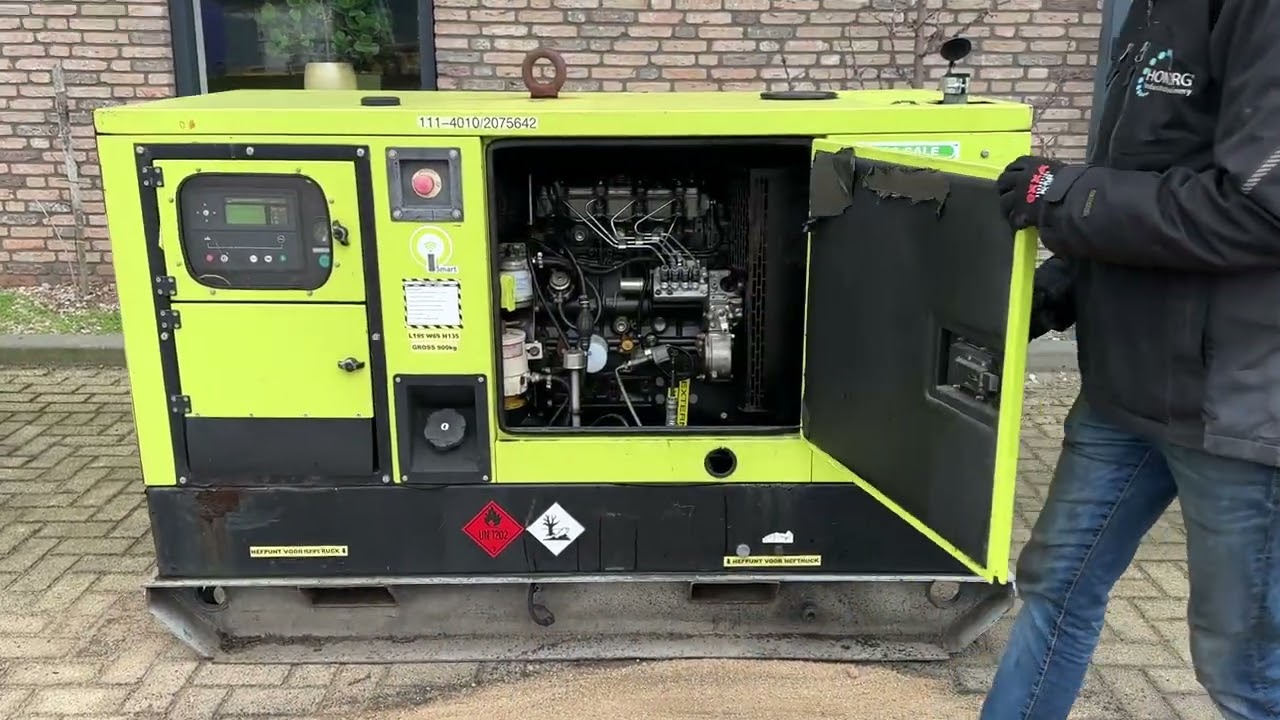 Gesan DPR 20 Perkins Leroy Somer 20 kVA Silent Rental generatorset stocknr 6169