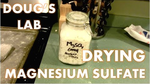 Dehydrating Magnesium Sulfate