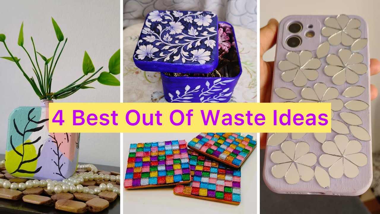 4 Must Try DIY'S From Waste Material