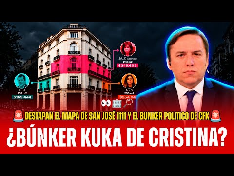 🚨💣 DESTAPAN EL MAPA K DE SAN JOSÉ 1111: ¿BÚNKER POLÍTICO ALREDEDOR DE CRISTINA?