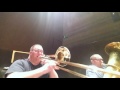 Respighi, Fountains of Rome, 3rd movement, bass trombone & tuba