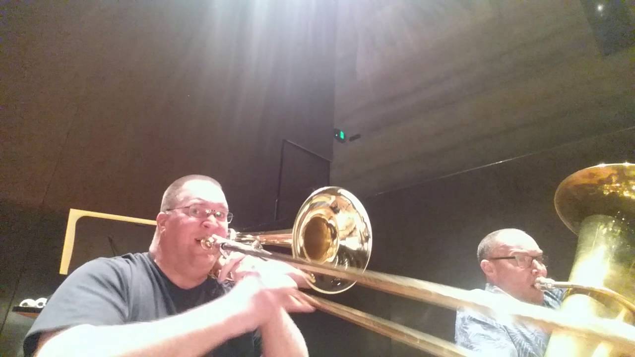 Respighi, Fountains of Rome, 3rd movement, bass trombone & tuba YouTube