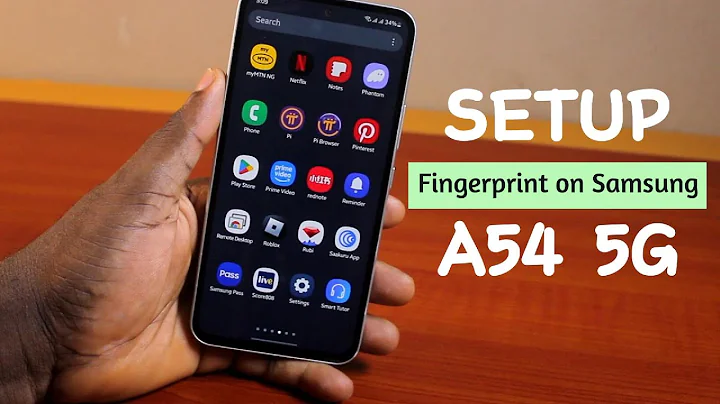 Samsung A54 5G: How to Setup Fingerprint On Samsung Phone