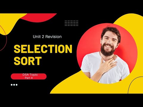 Selection Sorting || Types of sorting || Unit - 2 Revision || Masai School || #trending  Part - 4
