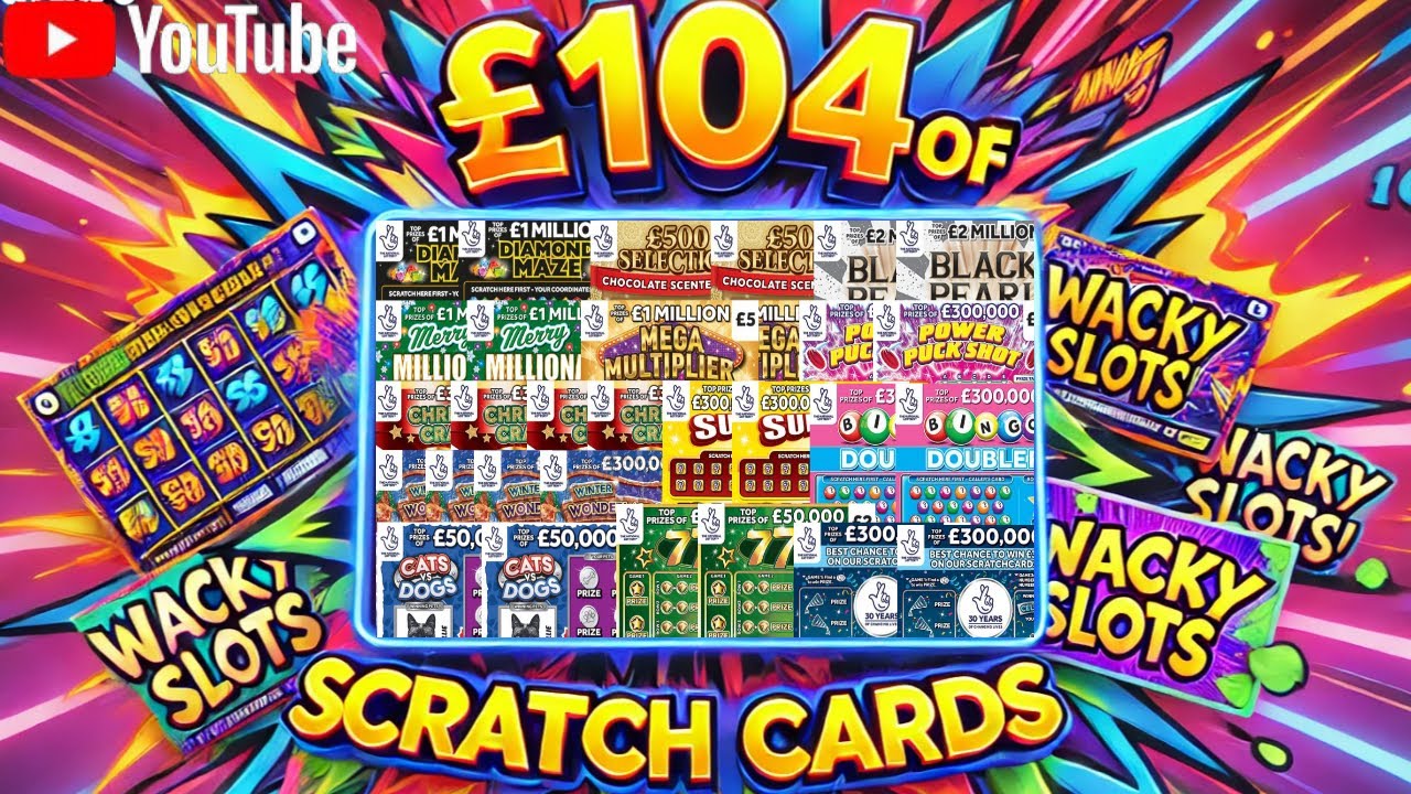 £104 Worth of Lottery Scratchcards 🤞🍀
