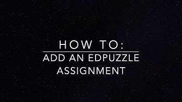 Schoology Tutorials: How to add an EdPuzzle Assignment
