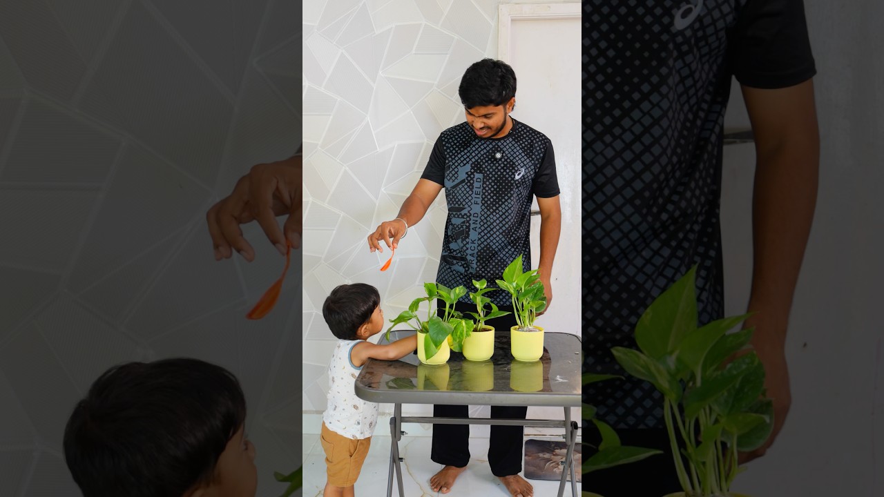 Indha Experiment Konjam Bayamathaan iruku!😳🤣 #babycomedy #cutebaby #experiment