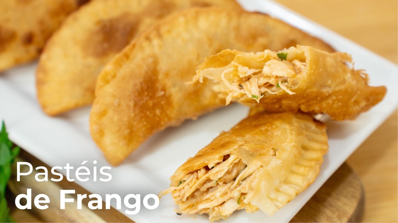 Pasteis de Massa Tenra com Recheio de Frango
