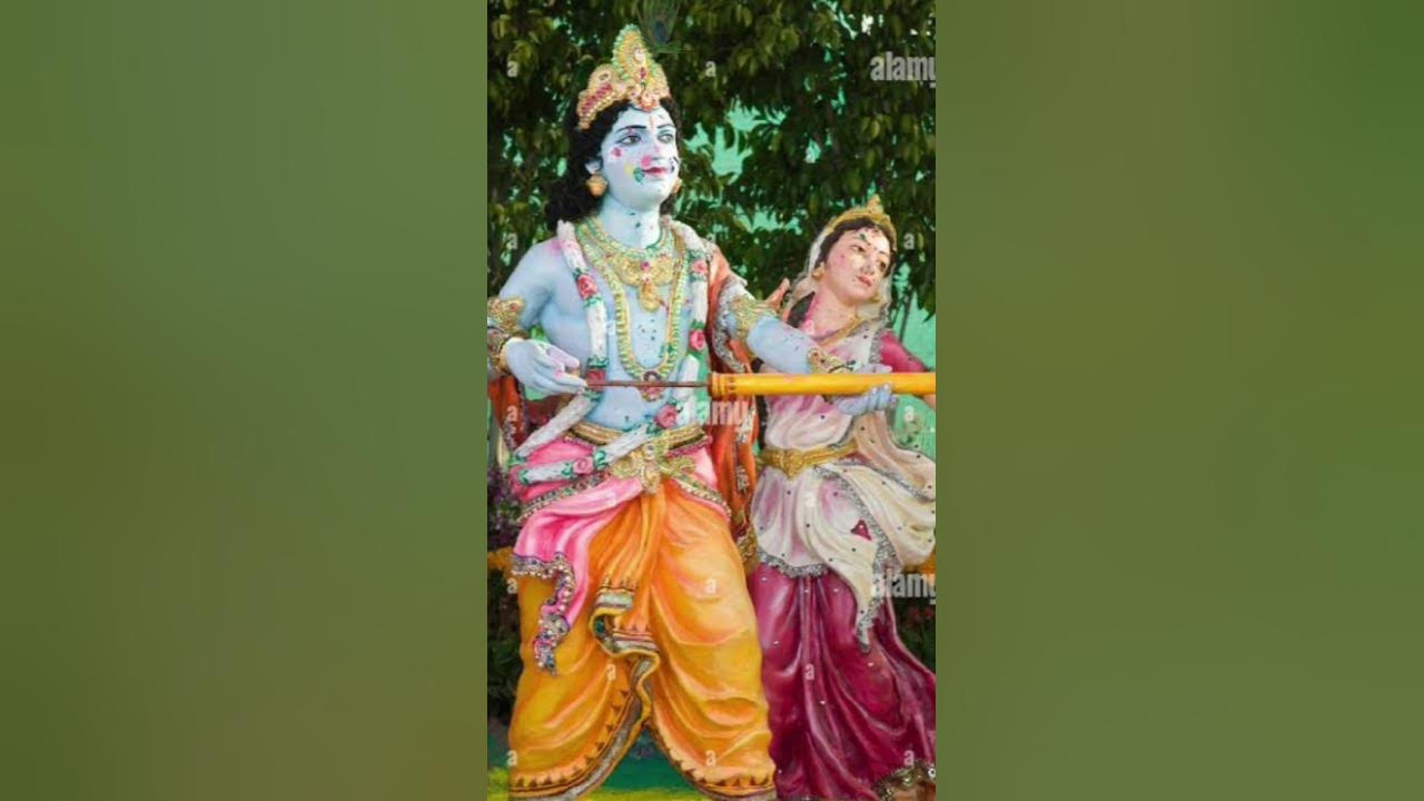 radha krishna playing holi photos