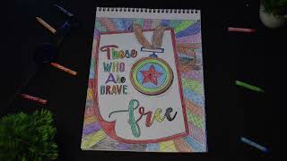 Motivational Quote Coloring Book for Adults by Rays Of Ink screenshot 2
