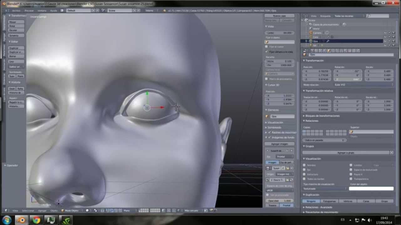 Eye movements in blender cycles YouTube