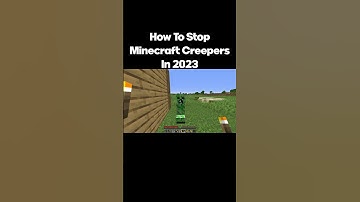 How To Stop Minecraft Creepers In 2023 #minecraft #minecraftmemes