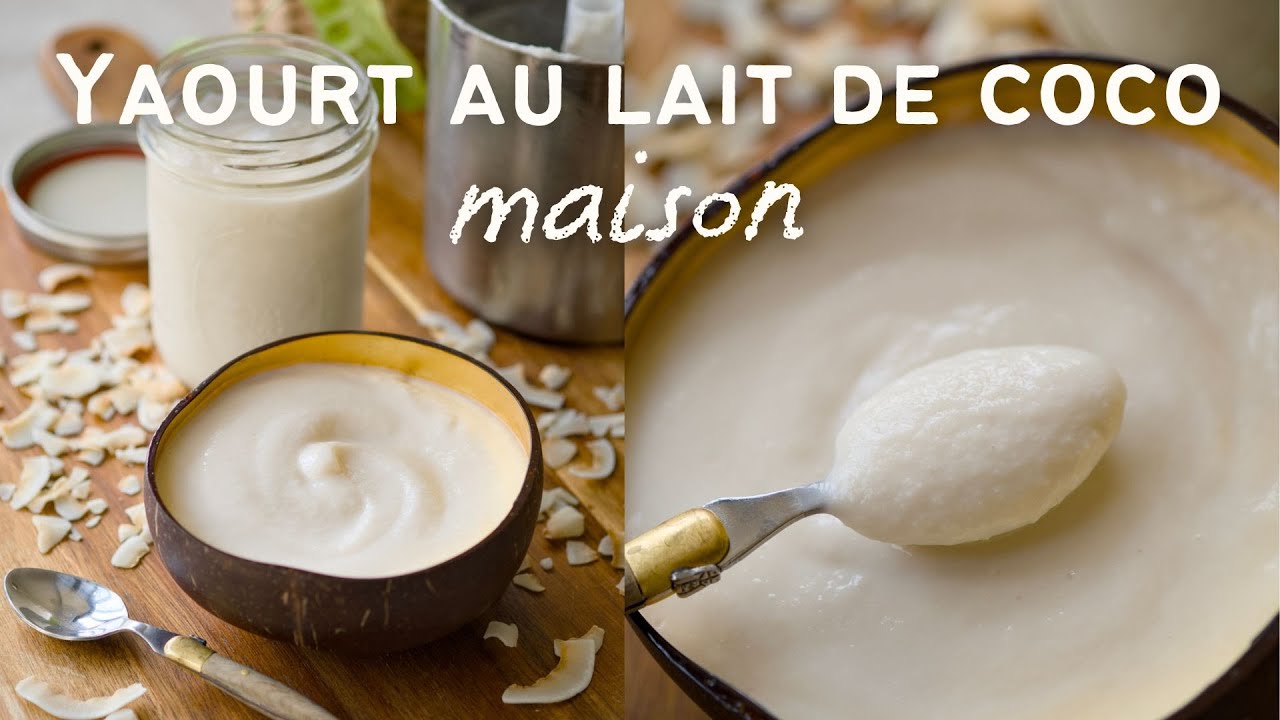 Yaourt brassé au lait de coco (végan)