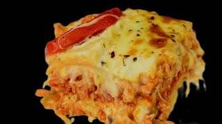 Classic Chicken Lasagna - Lasagna With White Sauce - 10 Minutes Lasagna Recipe in Oven 😍😍