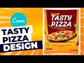 🔥🍕HOT Pizza Design in Canva | Food Design in Canva Tutorial for Beginners