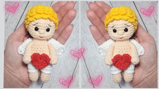 💖Купидон💖Ангел  Вязаный Крючком💖Cupido Crochet💖Häkelengel