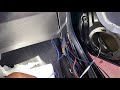 Honda Accord 2014 running new speaker wire through door boot