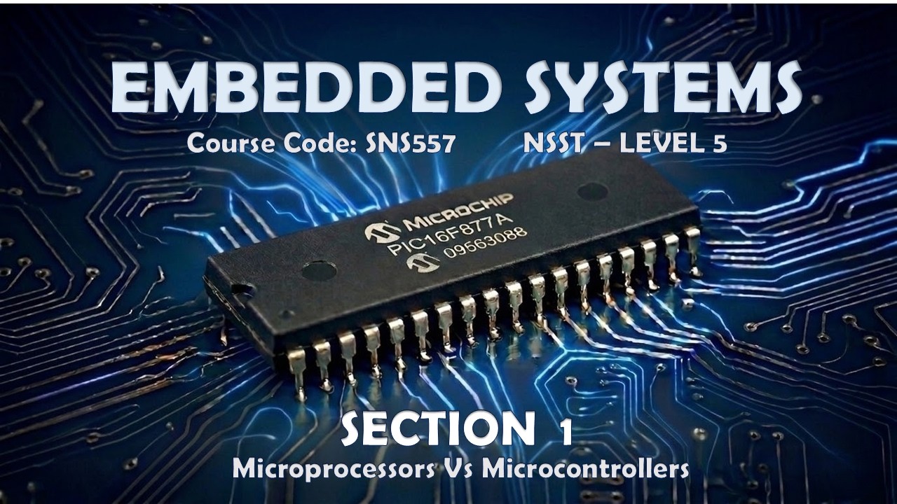 Embedded Systems (SNS557) - Section 1 | مقدمة النظم المدمجة ومعماريات الحاسوب