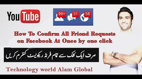 How To Confirm All Friend Requests on Facebook At Once by one click on mobile | All Accept One Click