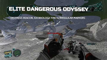 Elite Dangerous: Odyssey, Distress Beacon, Exobiology Find & Irregular Marker (No Threat)