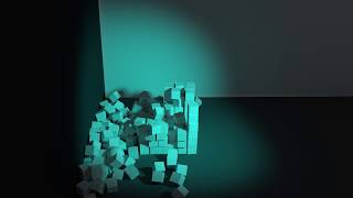 Learning how to use Blender, Vlog 06: Exploding cubes 2