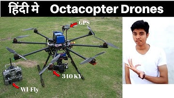 Octacopter Drone | How To Make Big Octacopter Drone | Om Hobby Octacopter Drone - Review !!