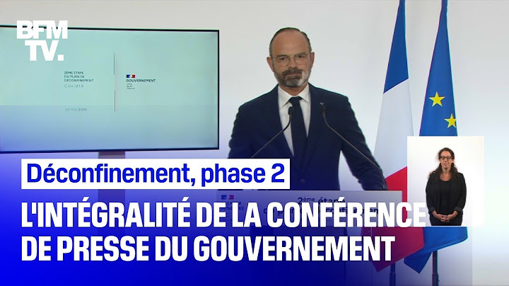Déconfinement, phase 2: l'intégralité de la conférence de presse du gouvernement