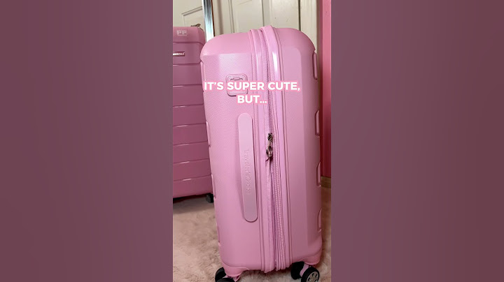 Viral Pink Luggage Set from Amazon | Is it worth it? #amazonfinds