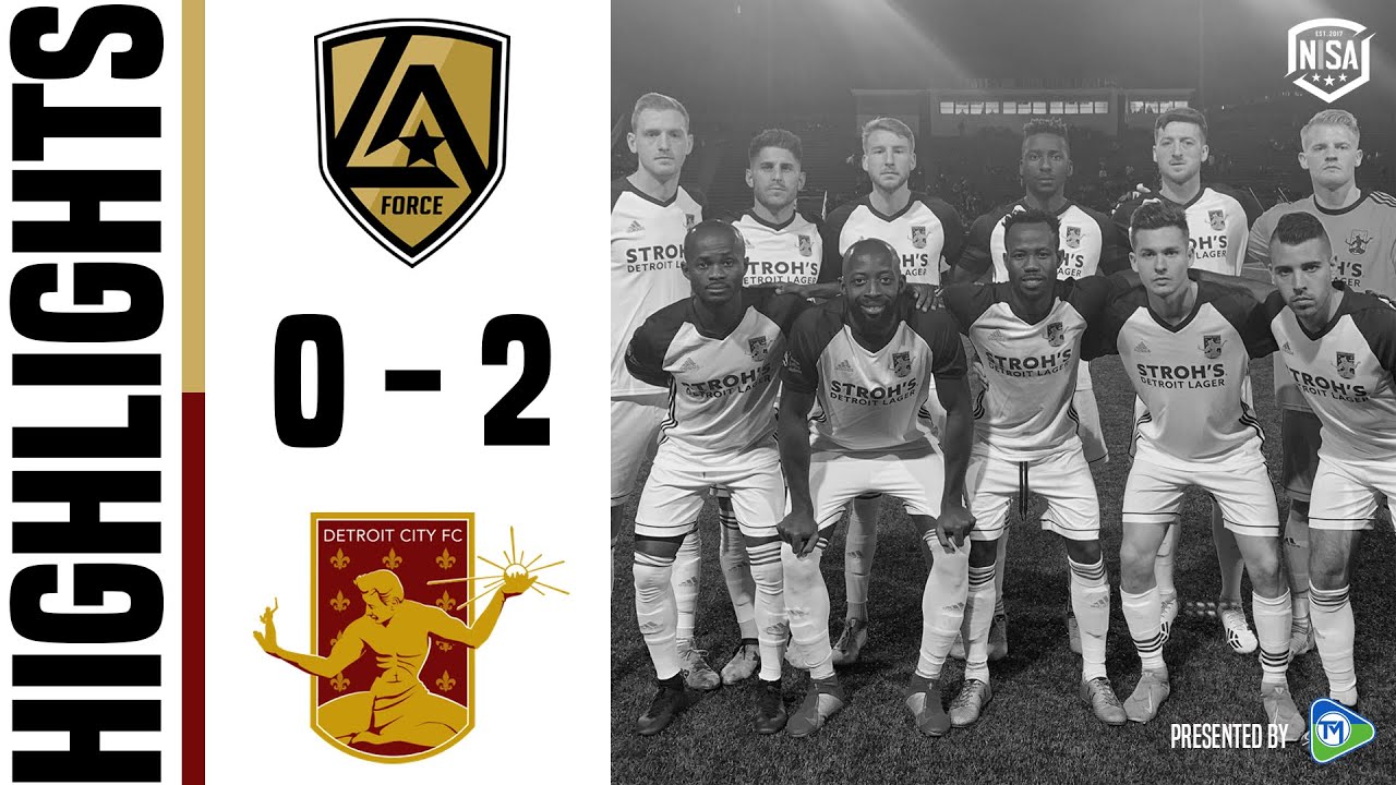 Highlights Los Angeles Force Vs Detroit City Fc 2020 Spring Season Opener Youtube