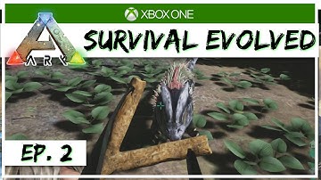Ark Survival Evolved - Ep 2 - Taming the War Dilo! - Singleplayer Xbox One Gameplay - Let