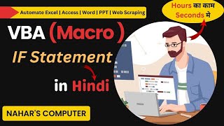 IF statement in VBA | Nested IF | Excel VBA | Automation | Dynamic Dashboards
