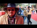 Johnny Depp Channels Captain Jack Sparrow As He Hits Rome Film Festival Red Carpet