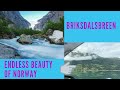 ENDLESS BEAUTY OF NORWAY// IF YOU ARE A NATURE LOVER THIS IS FOR YOU/ DRIVING TOWARDS BRIKSDALSBREEN