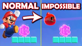 Clearing IMPOSSIBLE Super Mario Bros Wonder Transformations!!