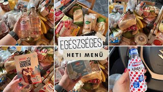 Egészséges FOOD HAUL és menü ötletek + dm és herbaház bevásárlás 🍅🧀🥕!